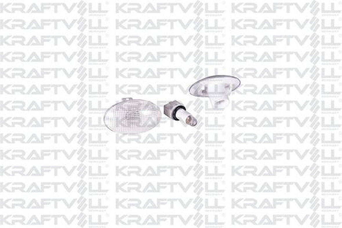 Kraftvoll 21030568 Çamurluk Sinyali Seffaf Camlı Ford Transit V348-V347 06-13 (Duylu) 6C1113K354AA