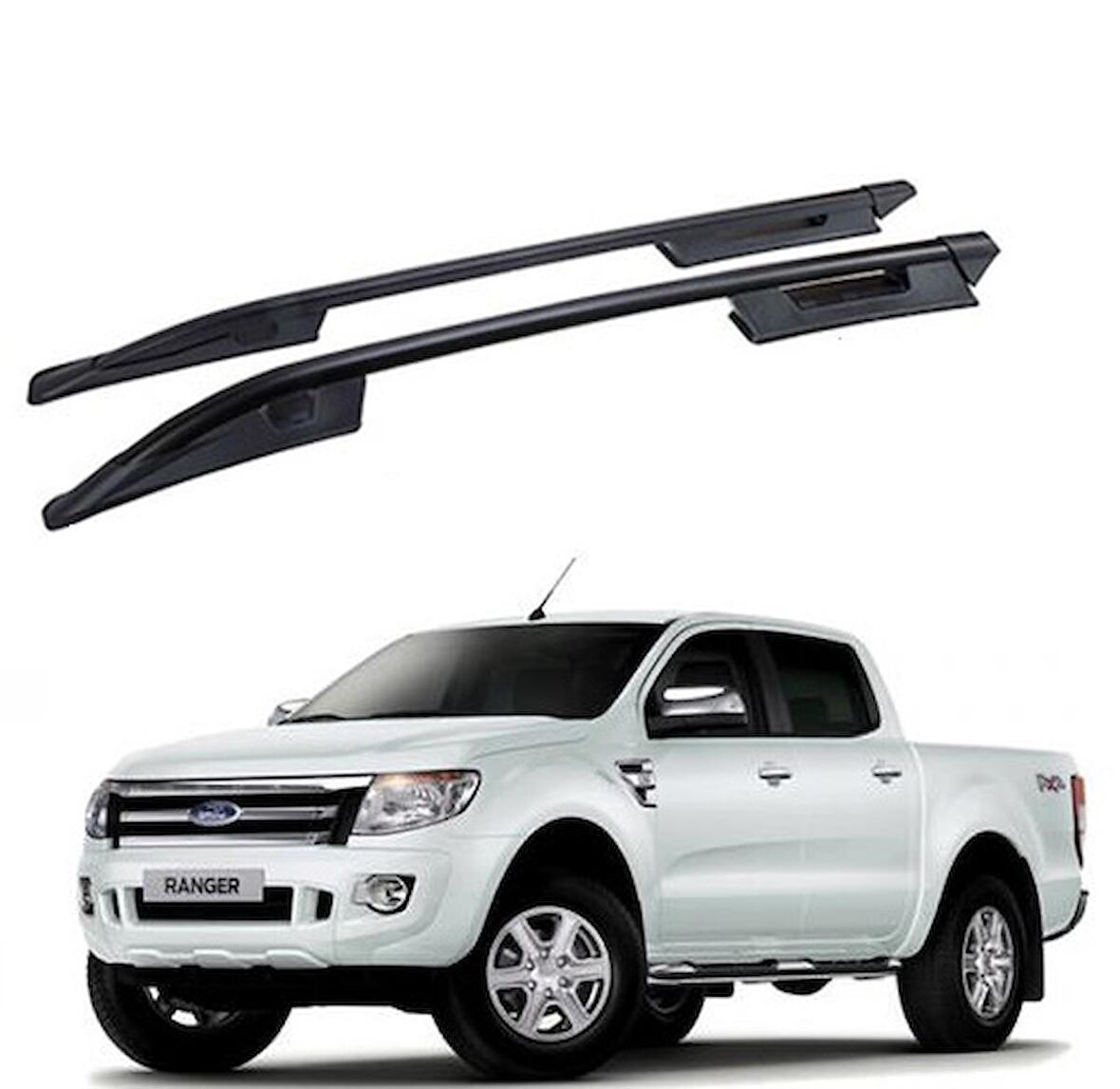 Ford Ranger (2007-2020) Port Bagaj (Tavan Çıtası) Falcon Siyah
