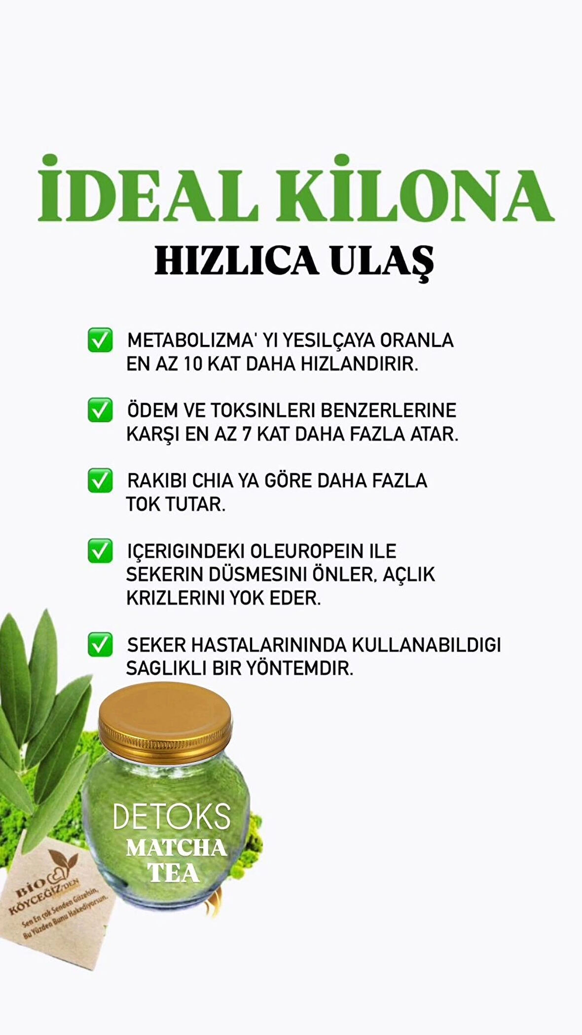 Matcha / Detoks Zayıflama , Kış Hastalıklarında Maximum Koruma (SAF-PURE %100 ORGANİK)