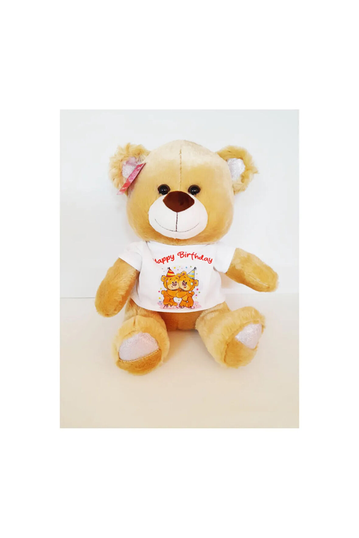 Sevimli Kıyafetli Ayıcık Uyku Arkadaşı Peluş Oyuncak 30 cm