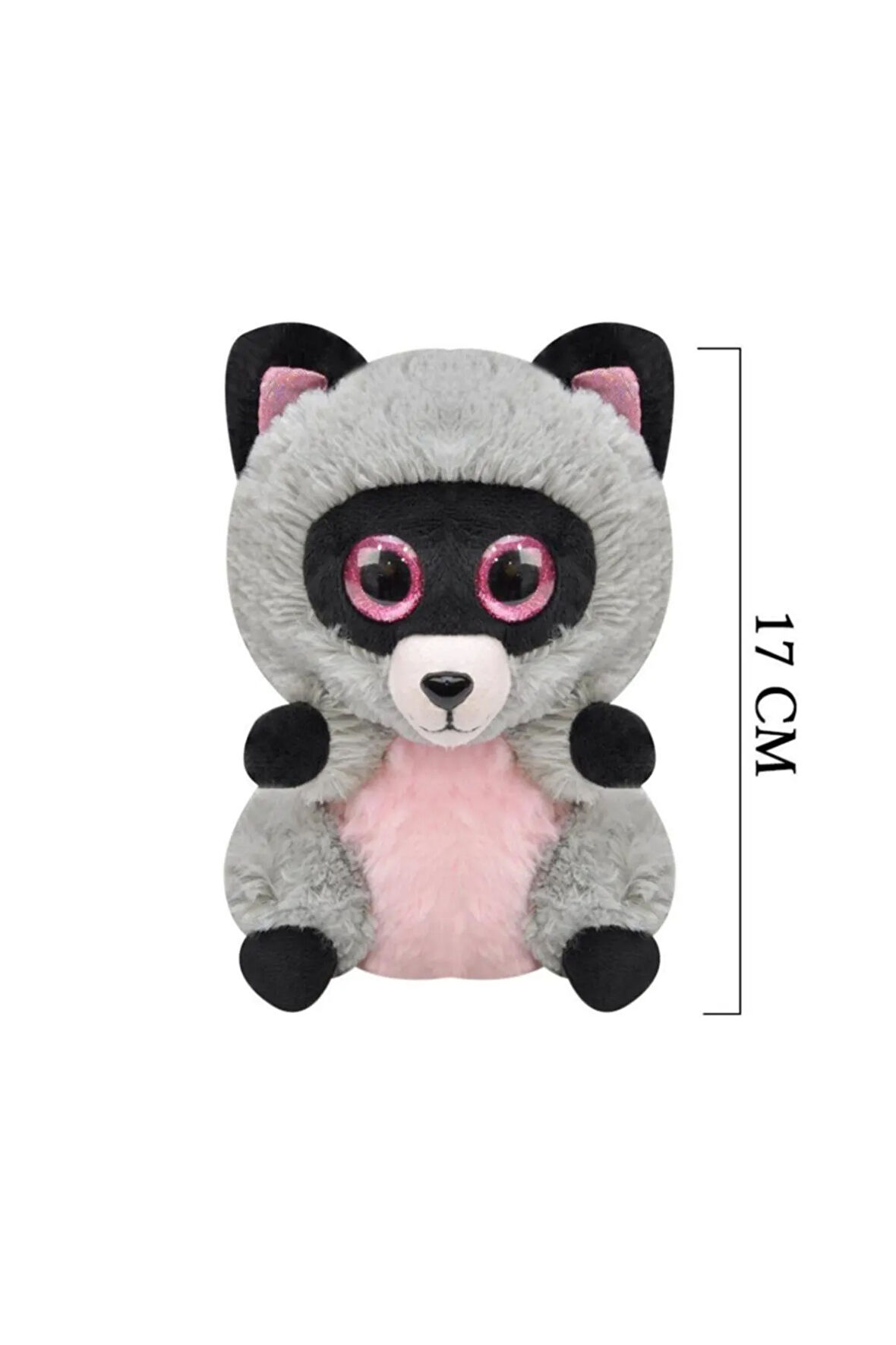 Peluş Rakun Oyuncak 17 Cm 
