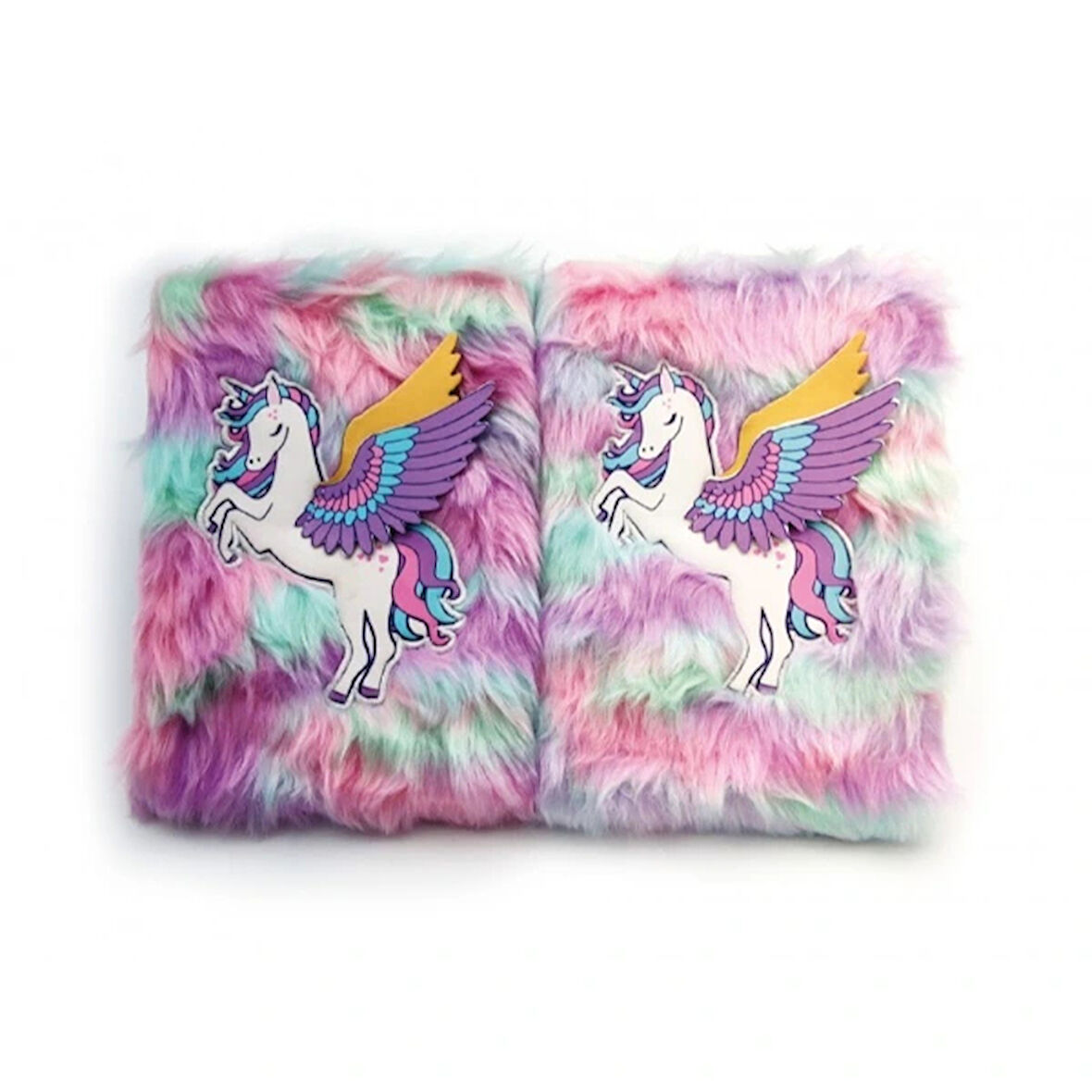 Leyloş Unicorn Tasarımlı Peluş Hatıra Defteri