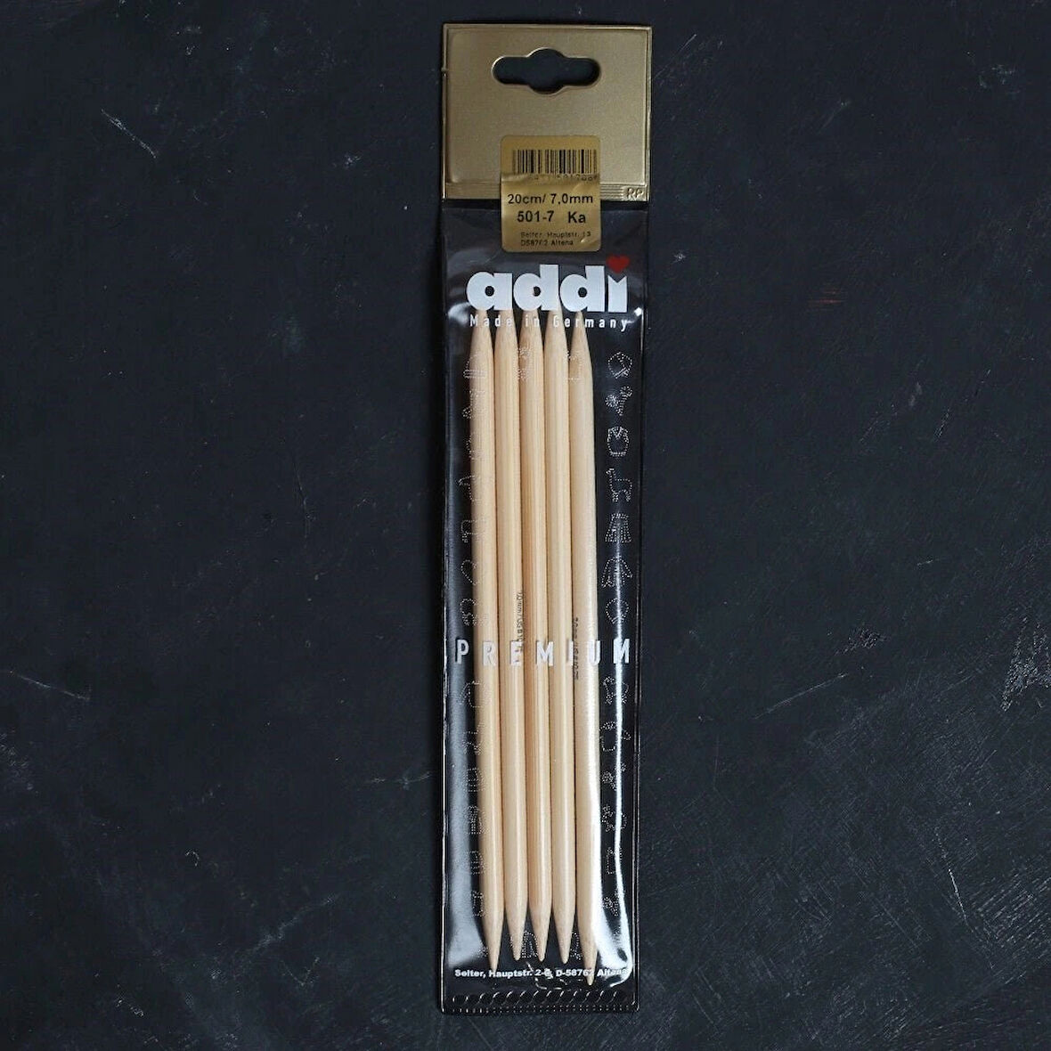 Addi Bambus 7 Mm 20 Cm Bambu Çorap Şişi - 501-7