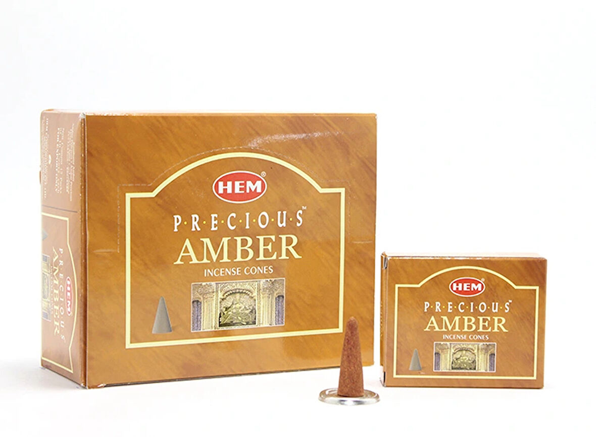 Leyloş Precious Amber Aromalı Konik Tütsü
