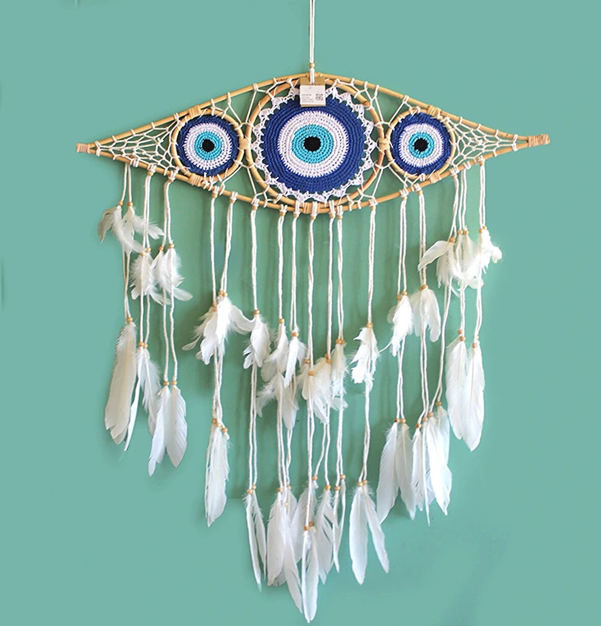 Leyloş Rüya Kapanı Dream Catcher Göz Tasarımı Model 4