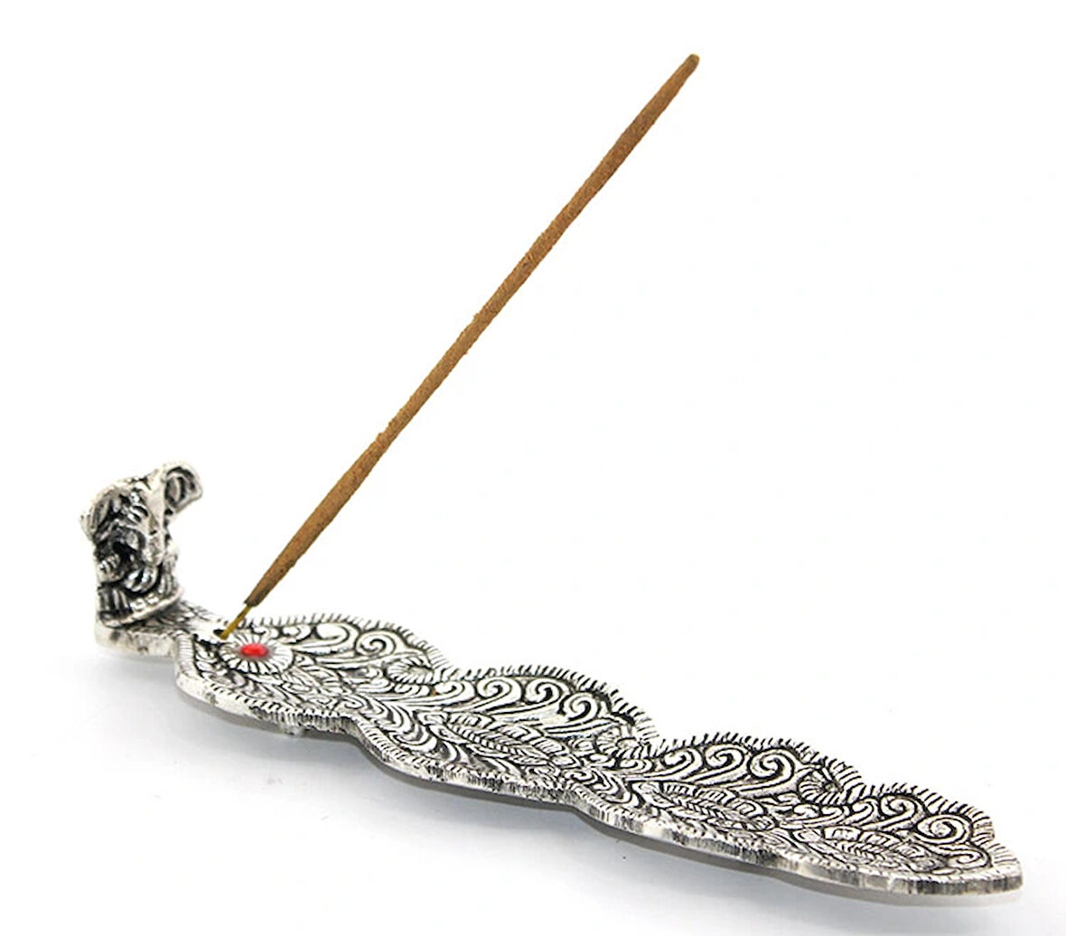 Leyloş Metal Kayık Ganeşa Tütsülük Model 2