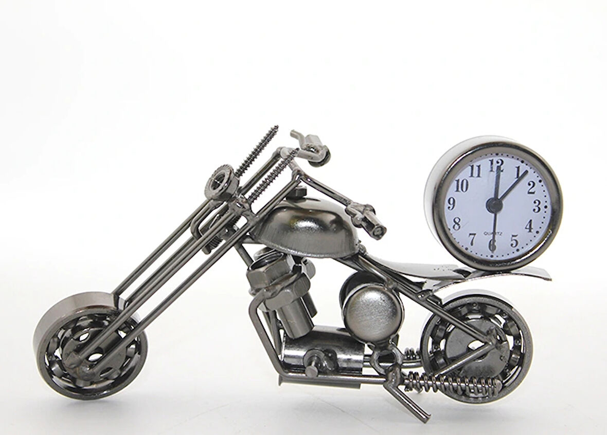 Leyloş Saatli Metal Motor Model 6