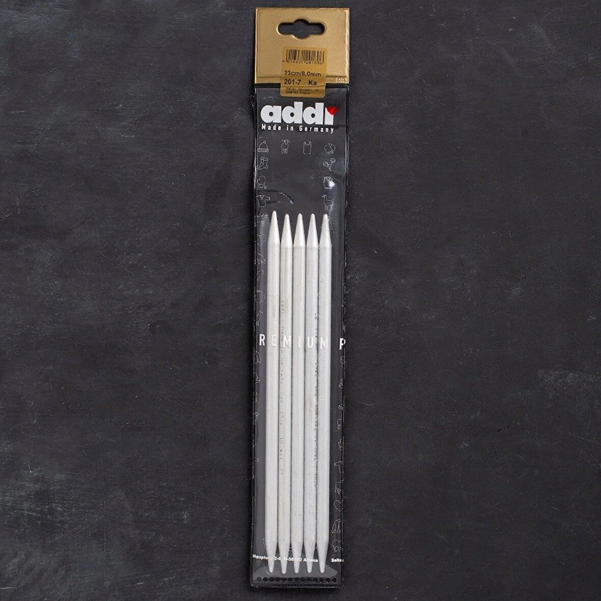 Addi 8mm 23cm 5 Li Çorap Şişi - 201-7