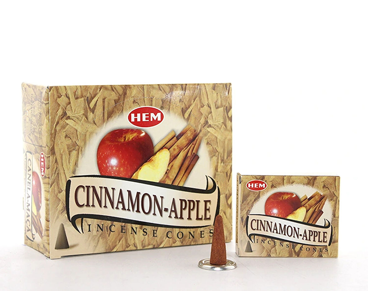 Leyloş Cinnamon Apple Aromalı Konik Tütsü