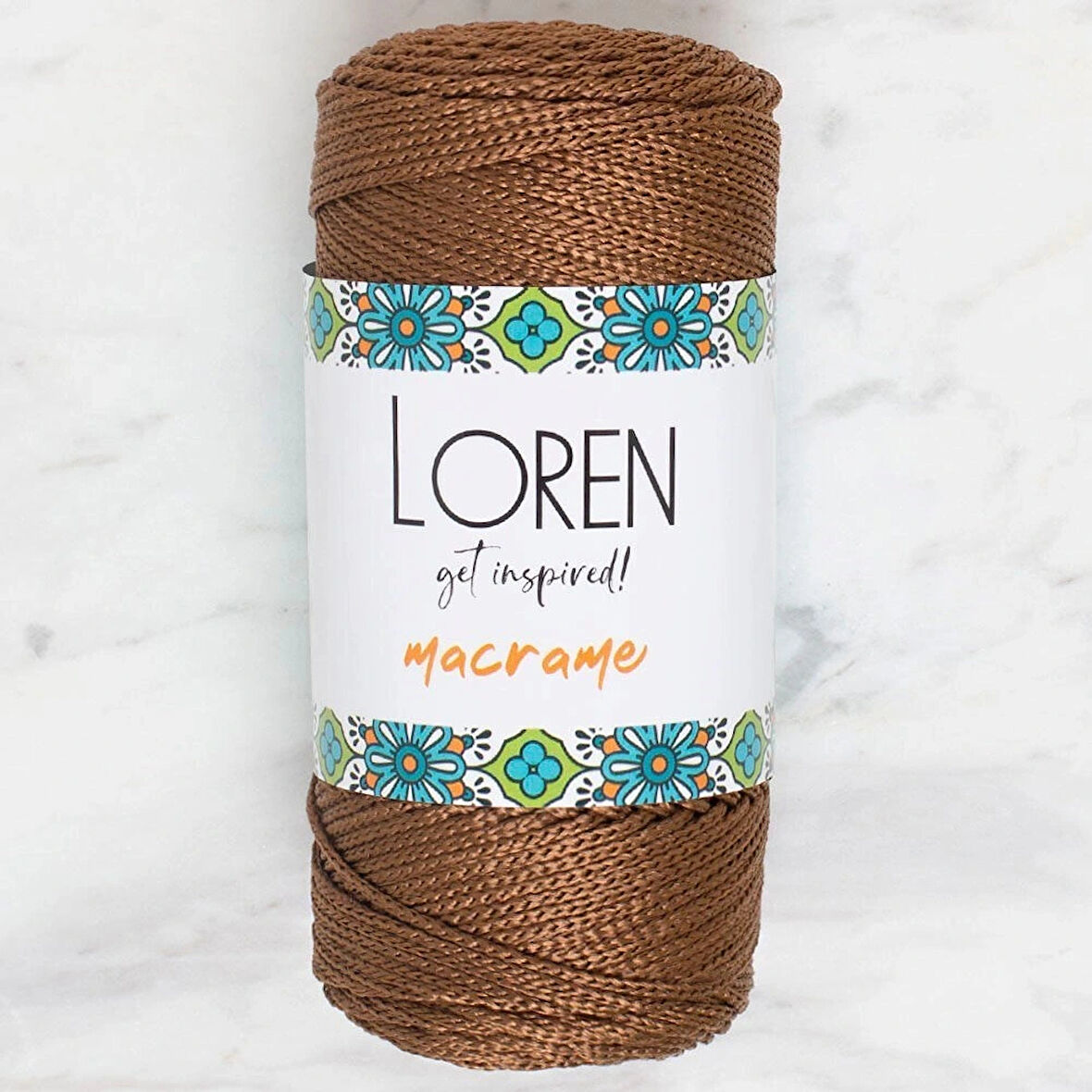 Loren Macrame Kahverengi El Örgü İpi - Rm 0200 - 34349