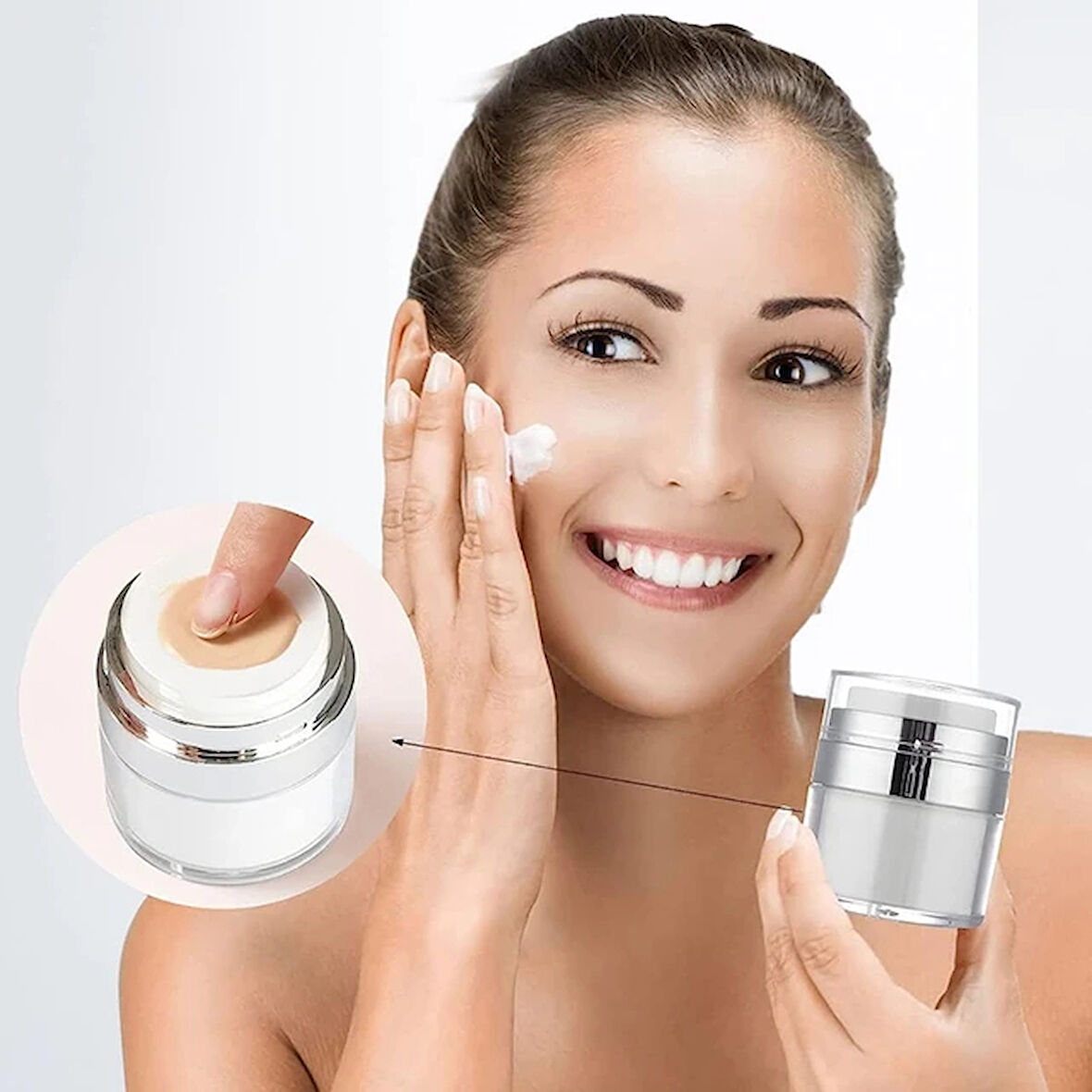 Leyloş Hava Almayan Losyon Kavanozu 50 Ml