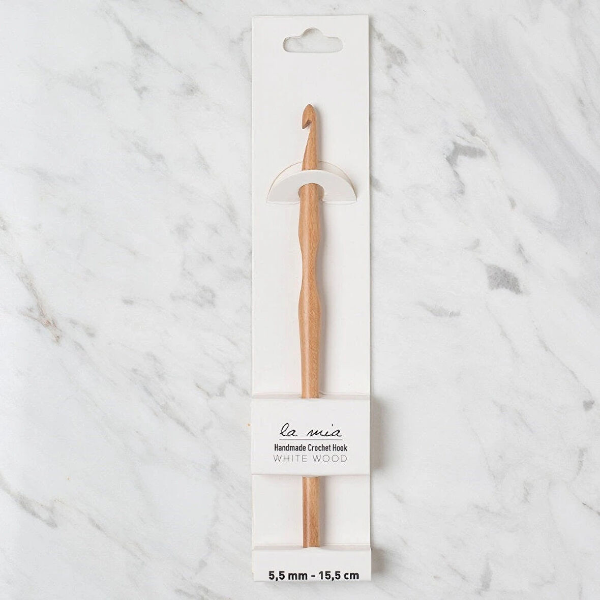 La Mia Whitewood 5.5 Mm 15.5 Cm Ahşap Yün Tığ