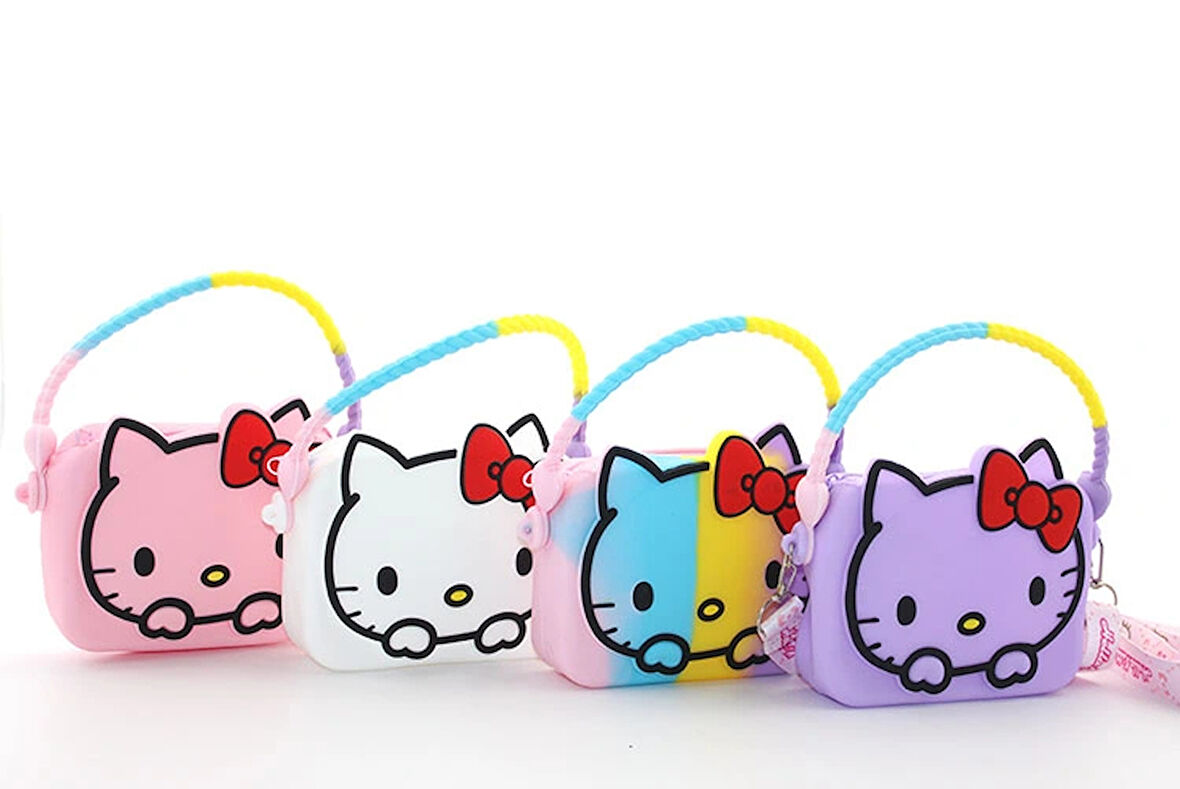 Leyloş Hello Kitty Silikon Çanta