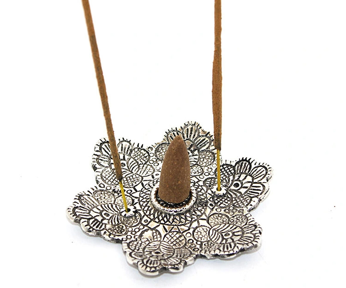 Leyloş Metal Yuvarlak Tütsülük Model 4