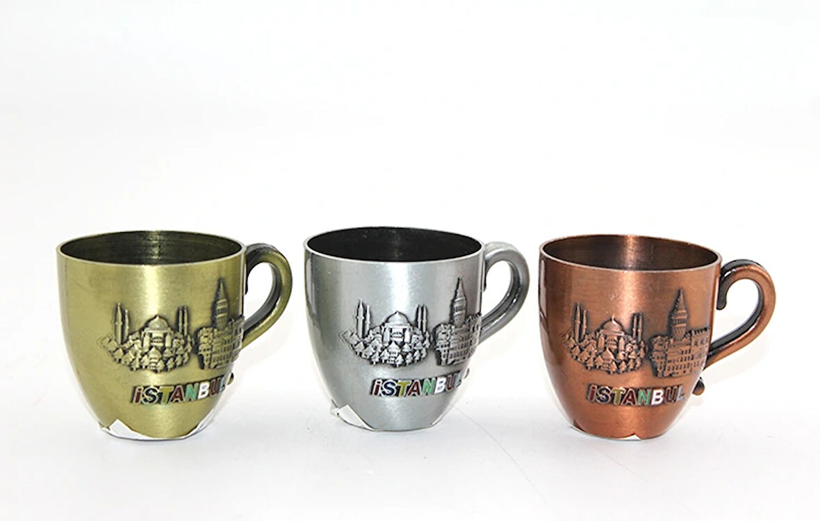 Leyloş Metal İstanbul Yöresel Bardak