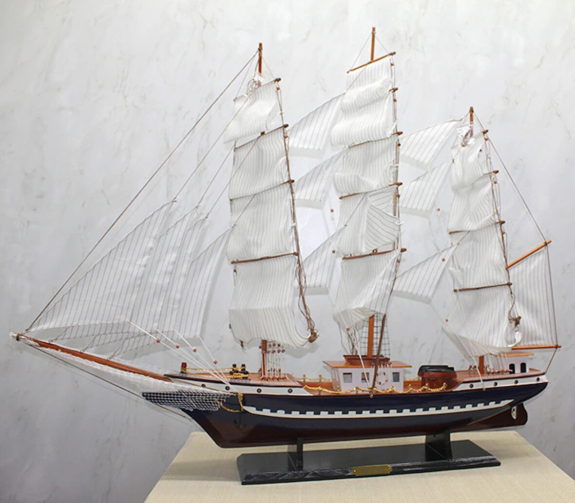 Leyloş Ahşap Yelken Gemi Model 4