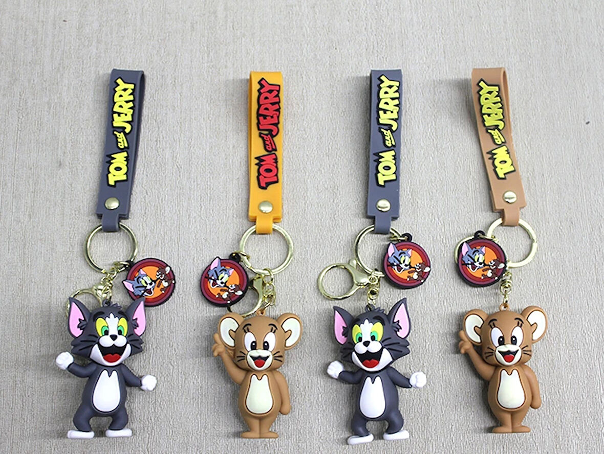Leyloş Tom Ve Jerry Silikon Anahtarlık
