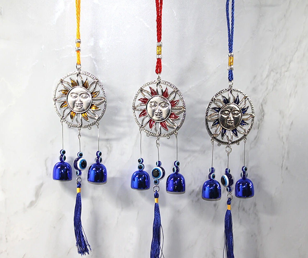 Leyloş Metal Nazar Boncuğu Çan Model 13