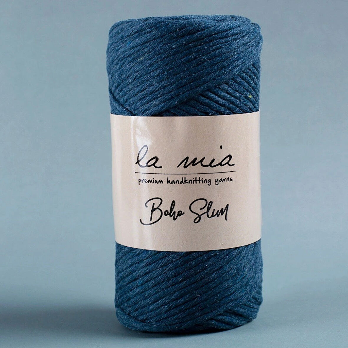 La Mia Boho Slim Havacı Mavi El Örgü İpi -l110 - 34199