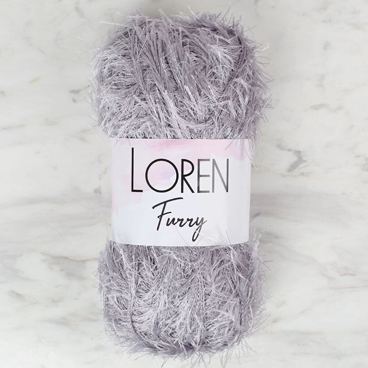 Loren Furry Gri El Örgü İpi - Rf006 - 34045