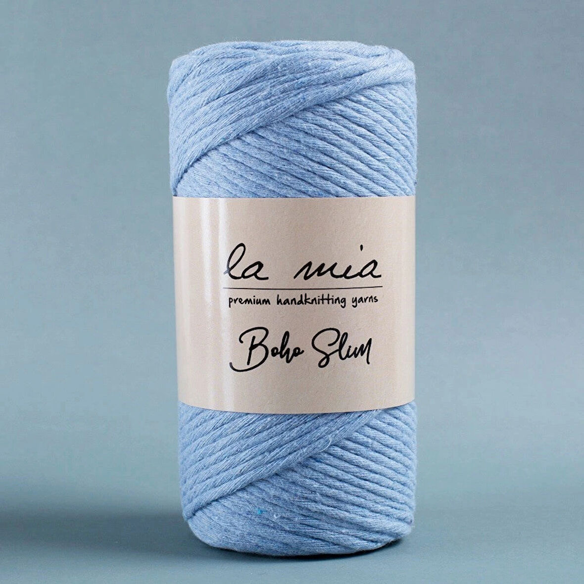 La Mia Boho Slim Açık Mavi El Örgü İpi -l069 - 34204