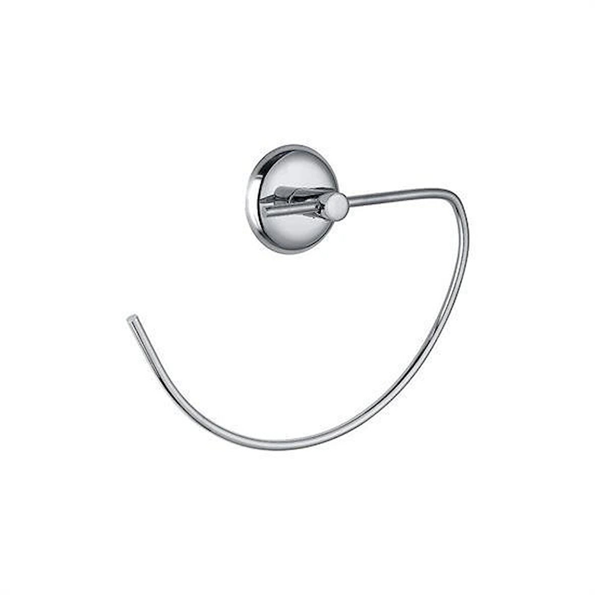 Buffer® Paslanmaz Metal Dekoratif Havluluk Havlu Tutacağı Gümüş Renk