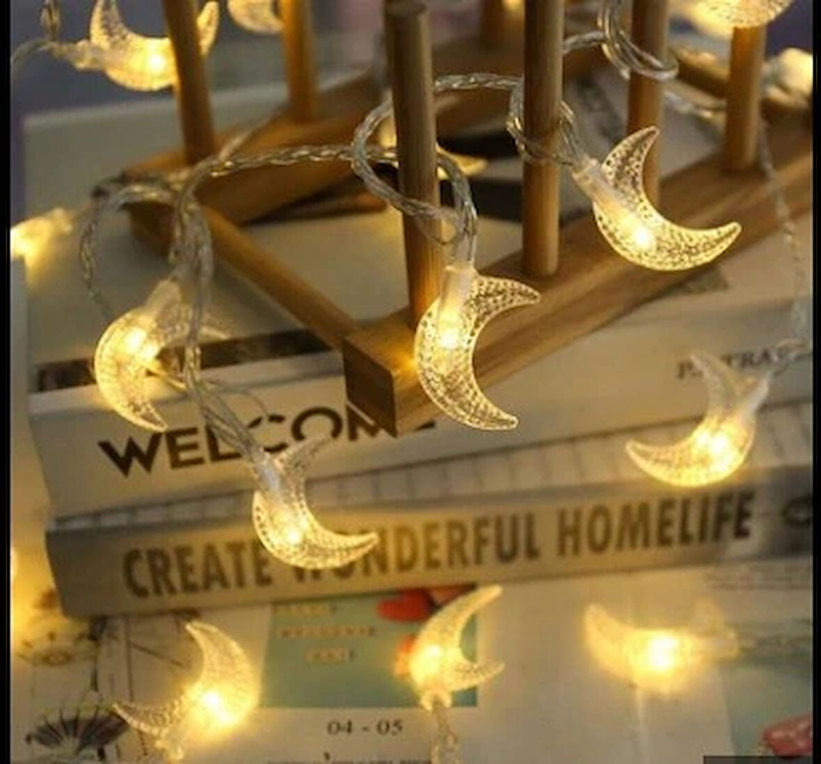 Leyloş 3m 20 Led Gün Işığı 2 Kademeli Ay Şekilli
