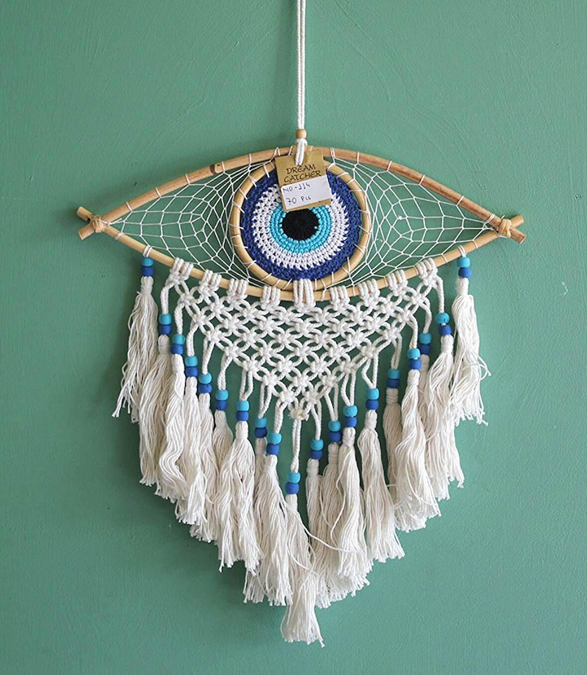 Leyloş Rüya Kapanı Dream Catcher Göz Tasarımı Model 2