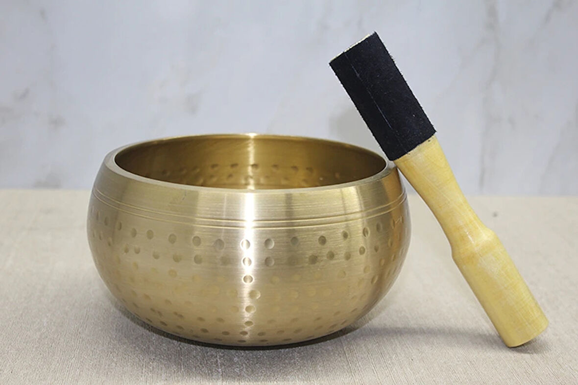Leyloş Pirinç Meditasyon Çanı Model 7