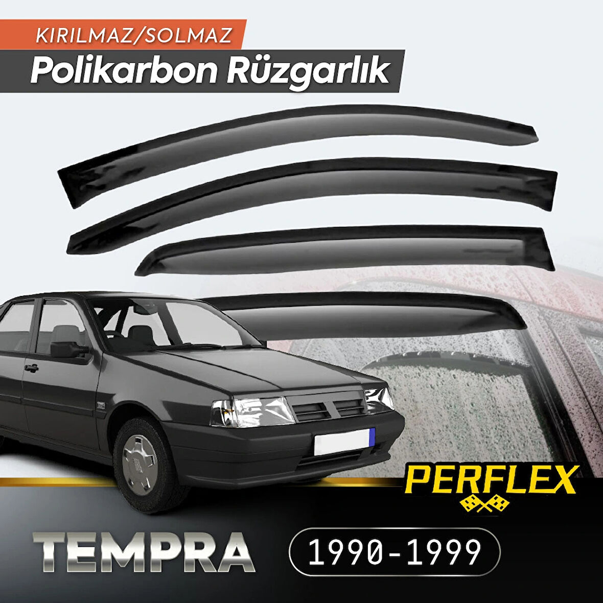 Leyloş Fiat Tempra-tipo 1990-1999 Cam Rüzgarlığı V2 Mugen
