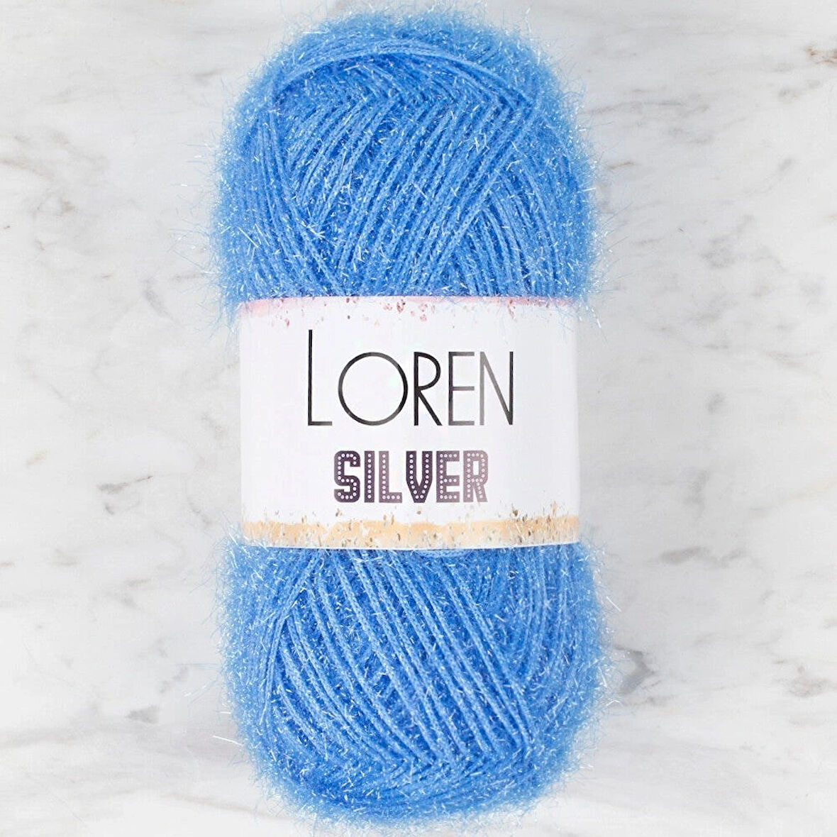 Loren Silver Açık Mavi El Örgü İpi - Rs0007 - 34091