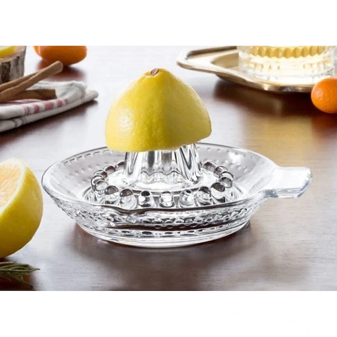 Leyloş Cam Limon Sıkacağı