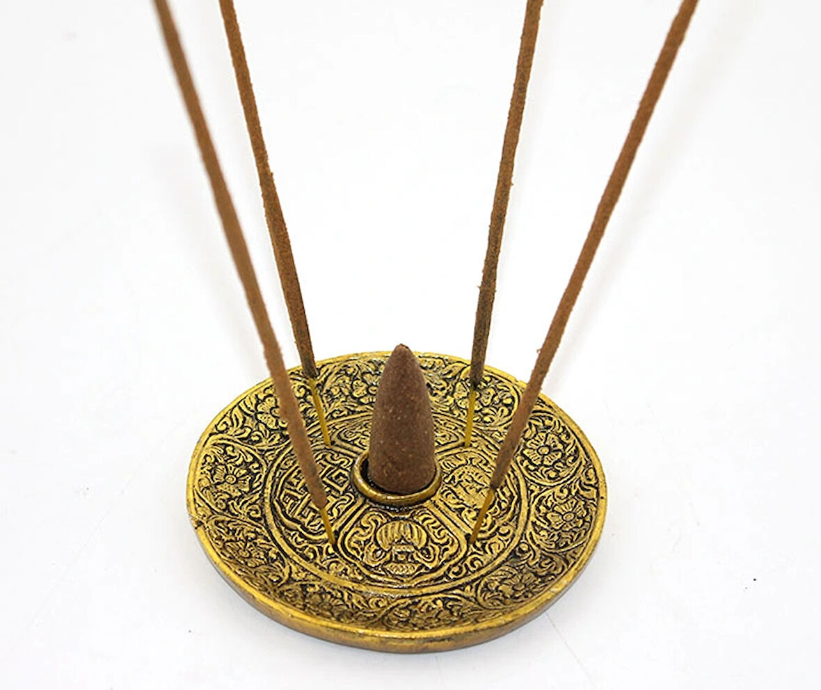 Leyloş Metal Yuvarlak Tütsülük Model 6