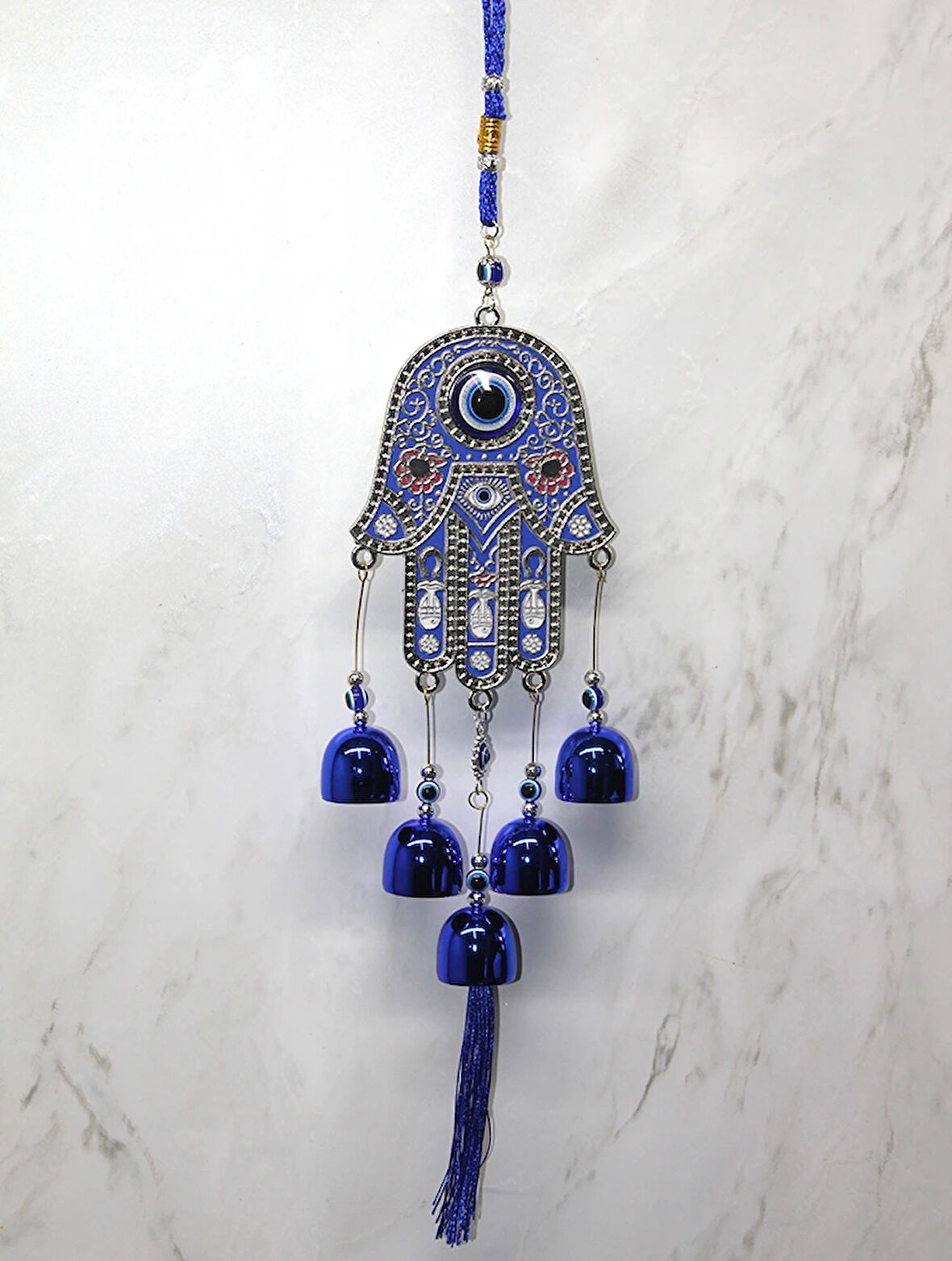 Leyloş Metal Nazar Boncuğu Çan Model 8
