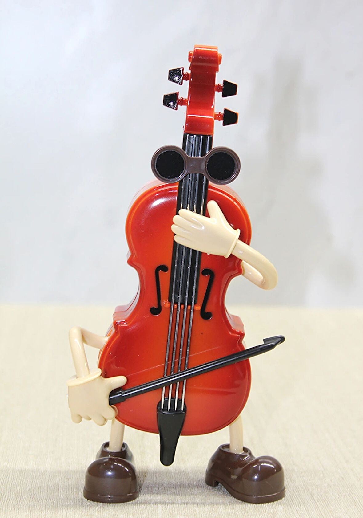 Leyloş Keman Müzik Kutusu Eğlenceli Tasarım