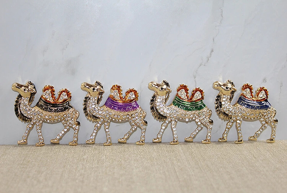Leyloş Swarovski Taşlı Magnet Model 6