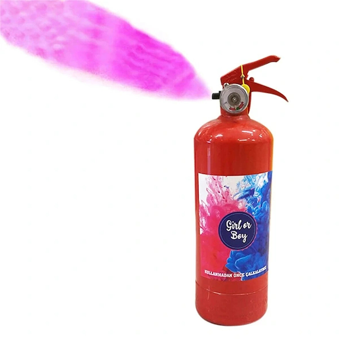 Leyloş Cinsiyet Tüpü - Gender Reveal Partisi Tüpü Pembe Renk