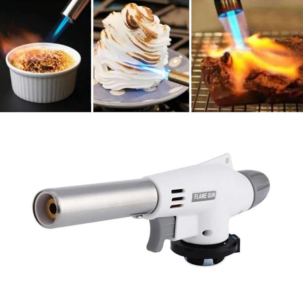 Buffer®  1300°c Çok Amaçlı Gaz Torch Çakmak - Mutfak, Mangal, Lehimleme Pürmüz Alev Tabancası