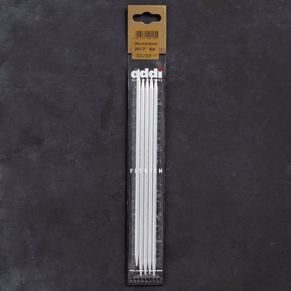 Addi 4,5mm 20cm 5 Li Çorap Şişi - 201-7