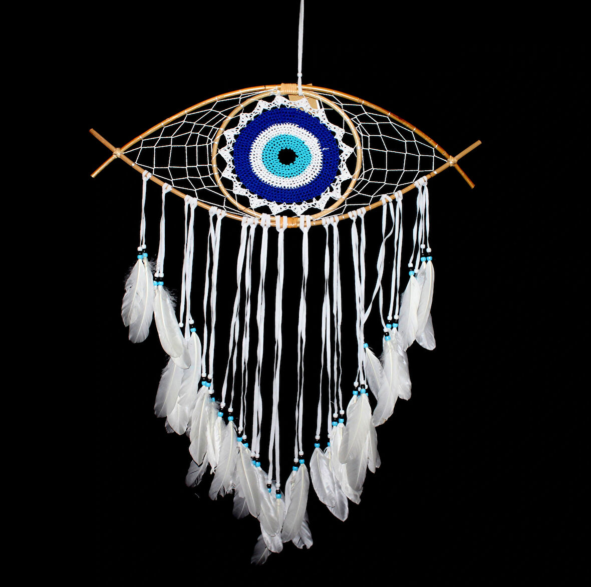 Leyloş Rüya Kapanı Dream Catcher Göz Tasarımı Model 5