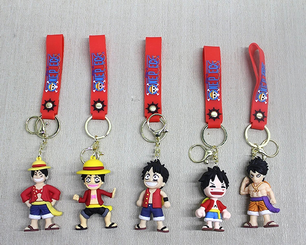 Leyloş Luffy Silikon Anahtarlık