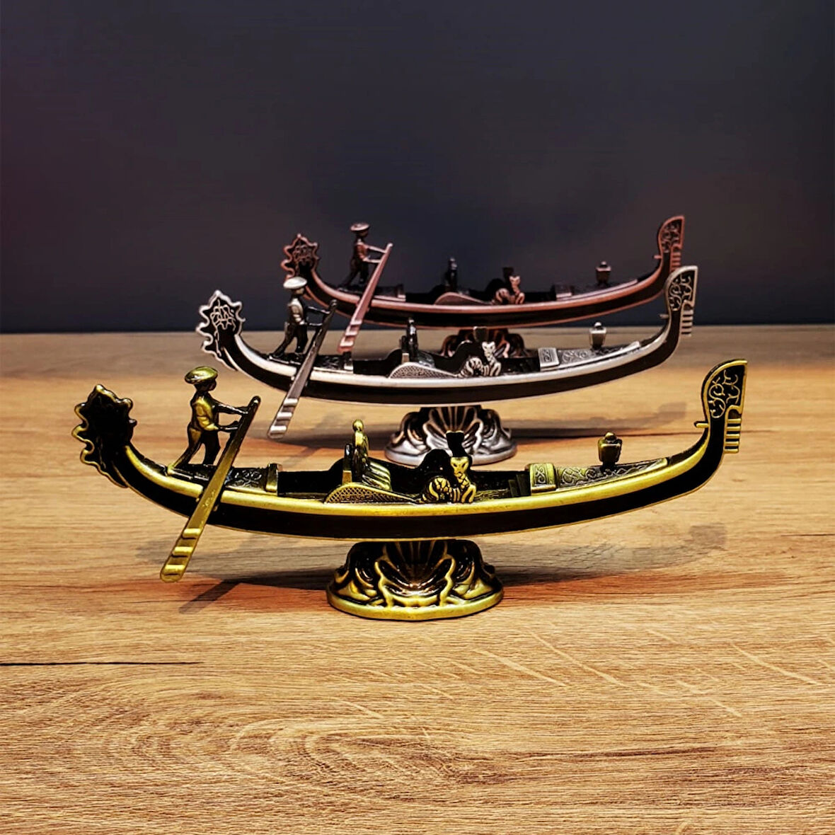 Leyloş Metal Dekoratif Venedik Kayık