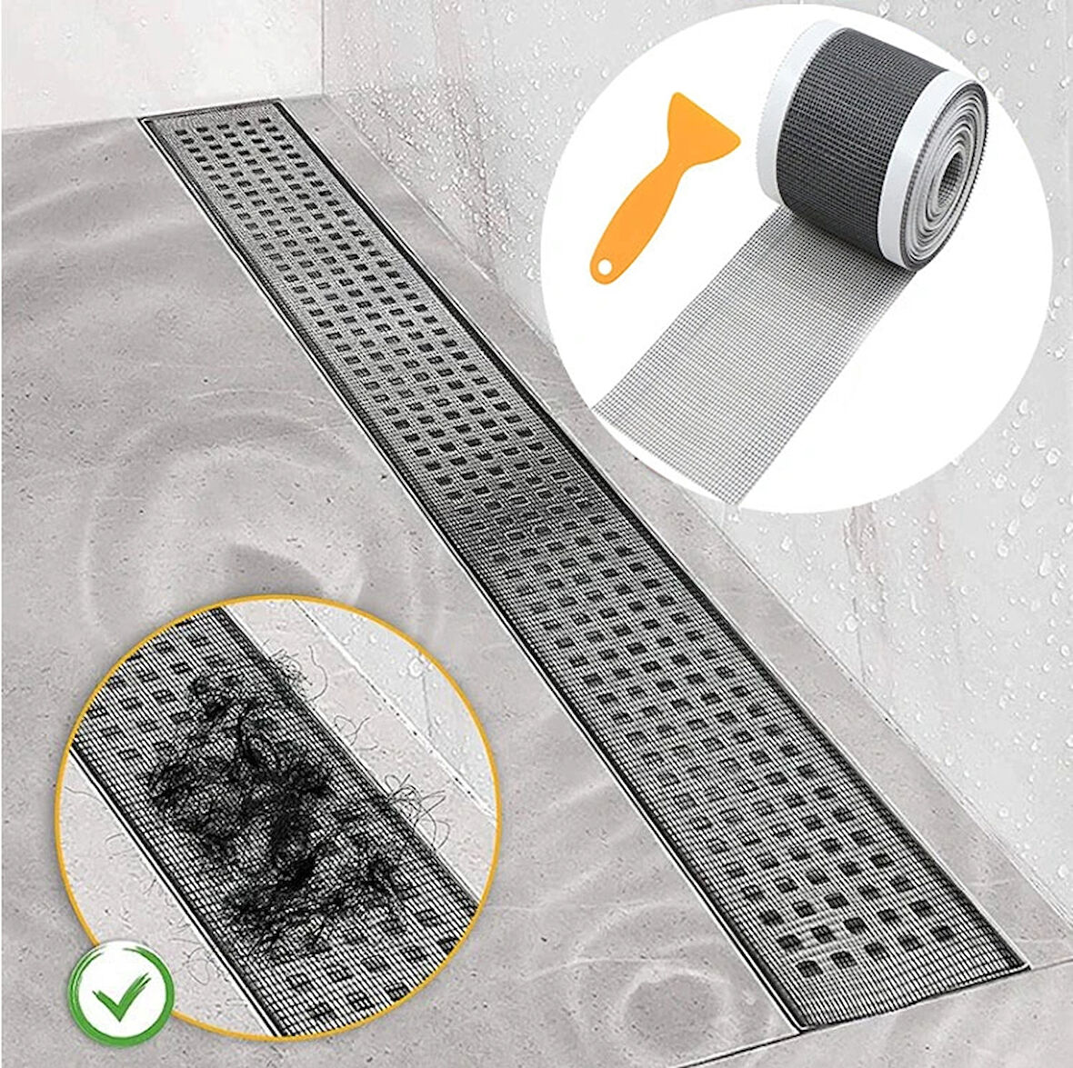 Leyloş Gider Süzgeci Ve Sineklik Tamir Kiti 12 Cm * 4 Metre