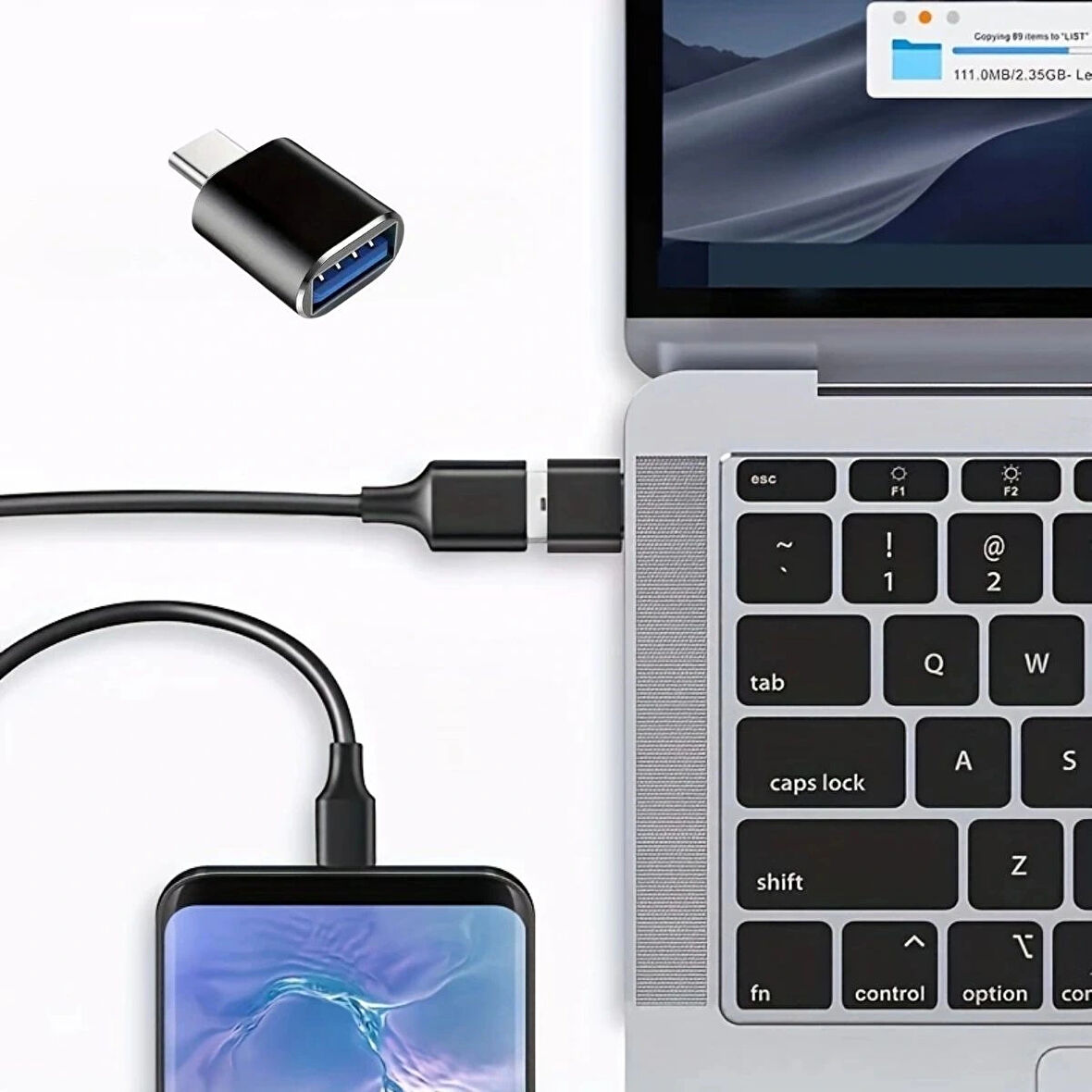 Buffer® 1 Adet Usb To C Adaptor Dişi Çevirici Dönüştürücü Adaptör