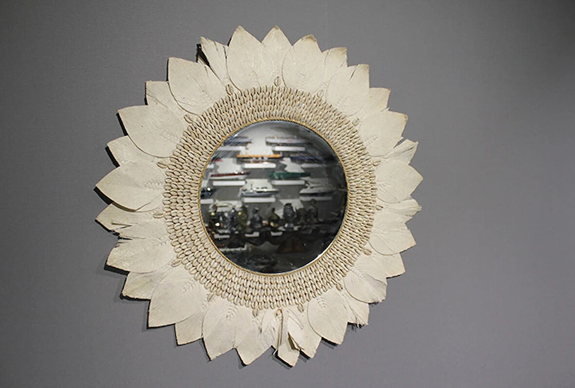 Leyloş Makrome Duvar Aynası Model 1