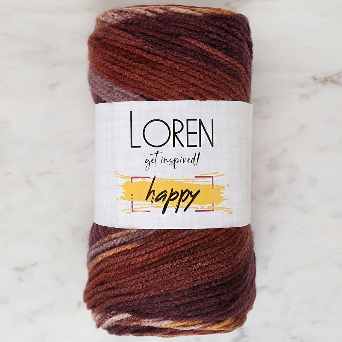 Loren Happy Ebruli El Örgü İpi - Rh020 - 34305