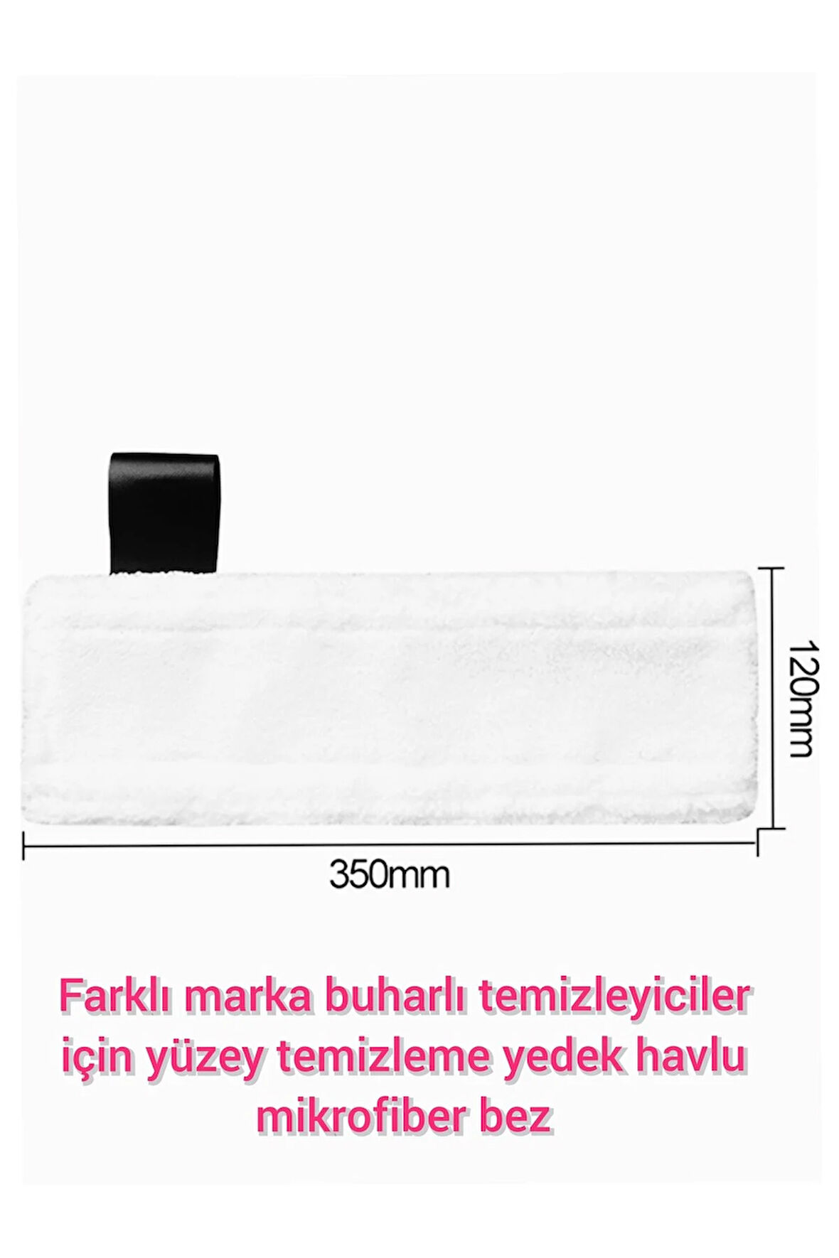 Buharlı temizleyici yedek mikrofiber havlu paspas bezi universal