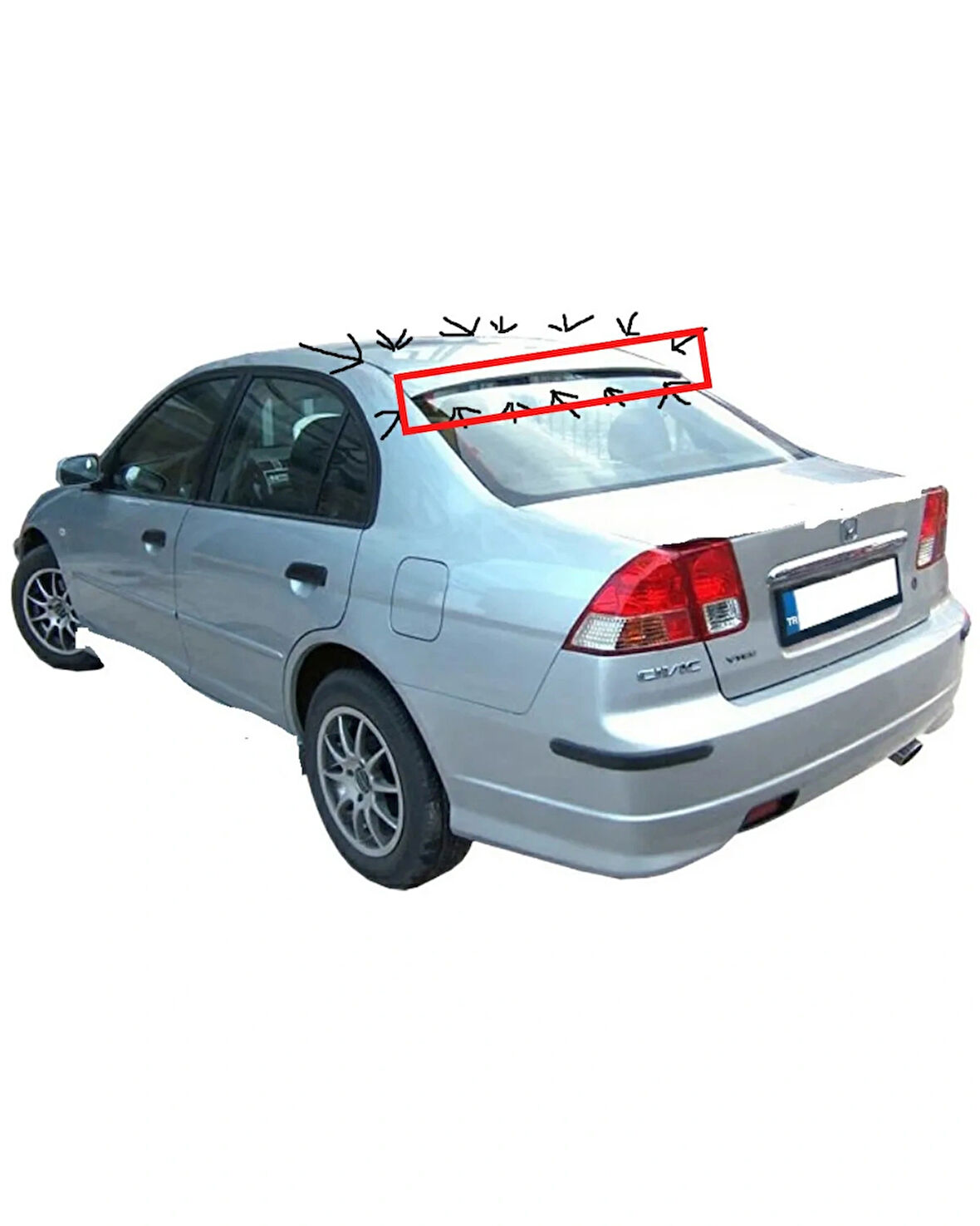 HONDA VTEC CAM ÜSTÜ SPOİLER (( BOYASIZ ))