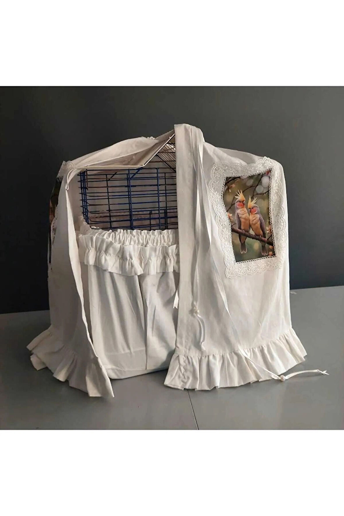 2'Lİ KUŞ KAFES TÜLÜ 