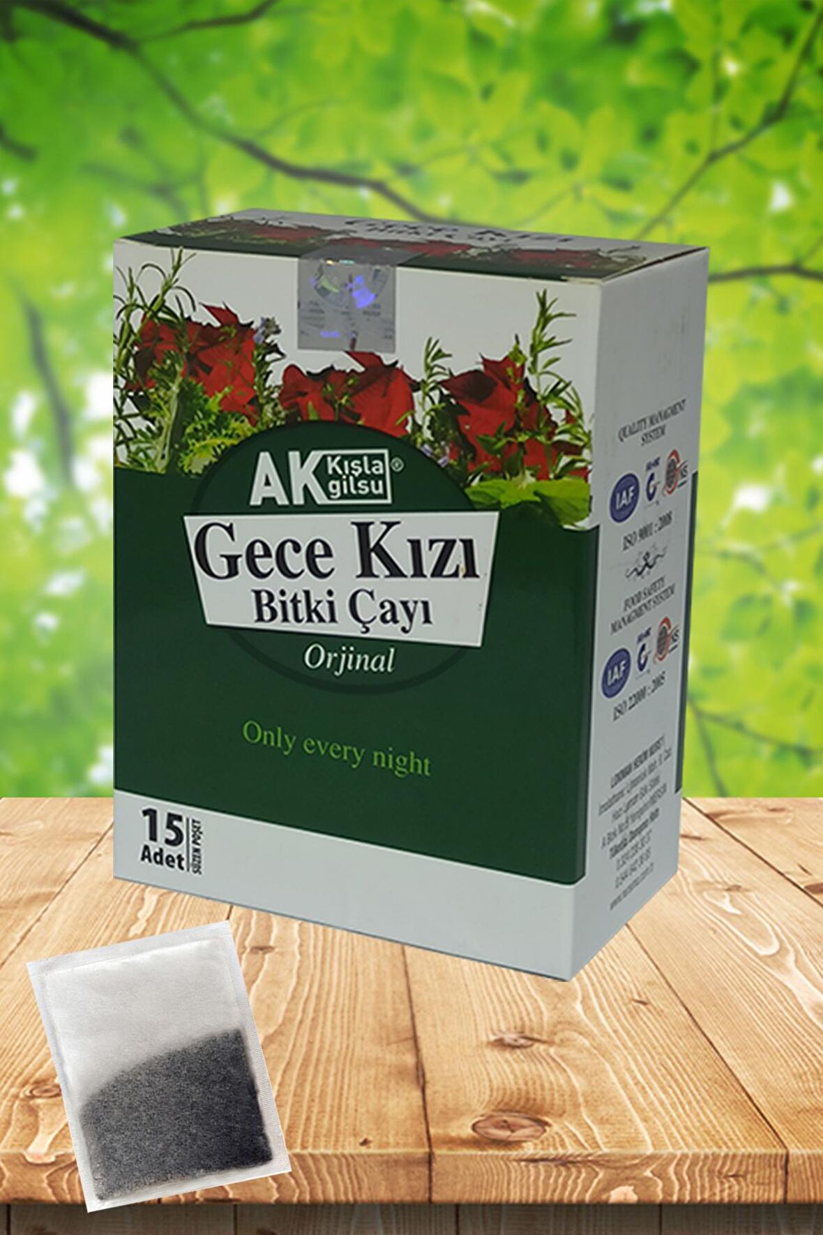 Gece Kızı Bitki Çayı 15 'li Süzen Poşet